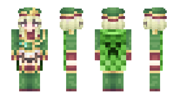 Minecraft skin Sulfuree