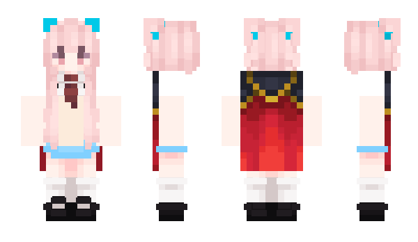 Minecraft skin SnowWolf_sou