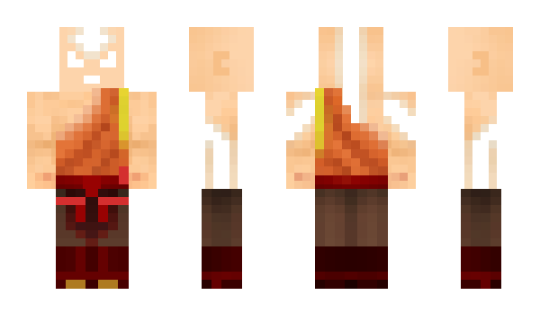 Minecraft skin Aang