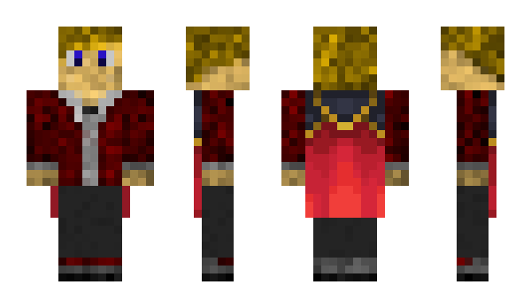 Minecraft skin Red45c