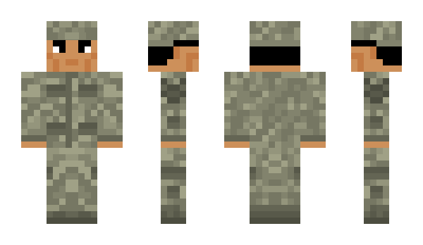 Minecraft skin Militard