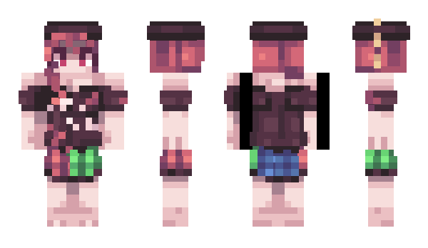 Minecraft skin itelia