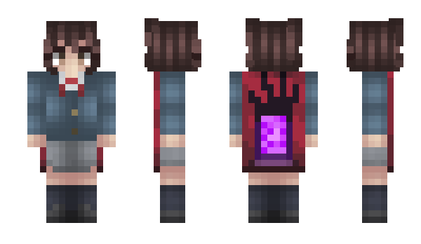 Minecraft skin Hakoura
