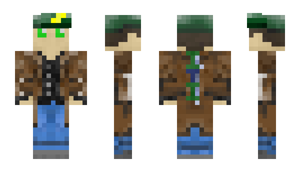 Minecraft skin BlueOcphos