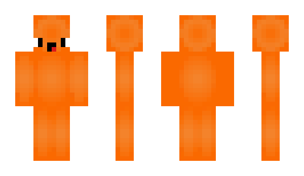 Minecraft skin OrangeTheFruit