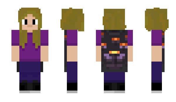 Minecraft скин по нику PurpleAV
