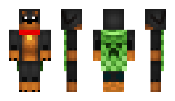 Minecraft skin piesekani