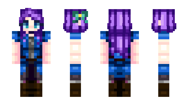 Minecraft skin Qazzu