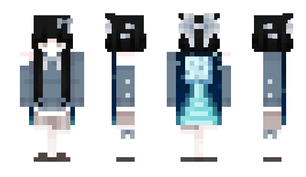 Minecraft skin girlset