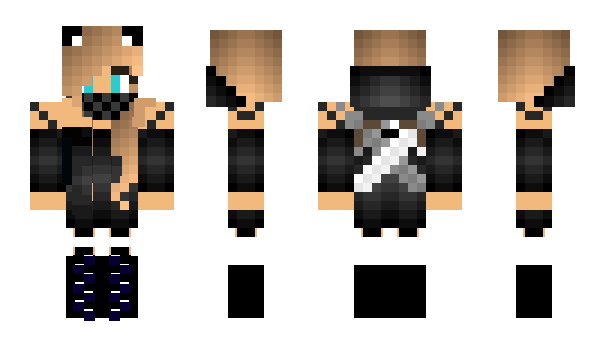 Minecraft skin Mispanda