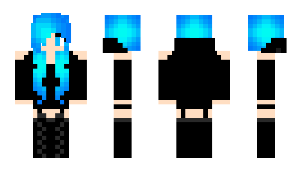 Minecraft skin bluebubbles7028