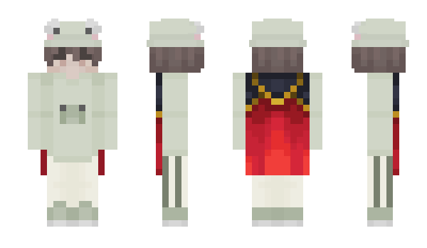 Minecraft skin Vermilon
