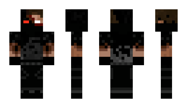 Minecraft skin Blackman9876536