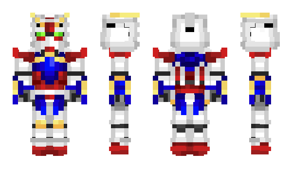 Minecraft skin GUNDAMt