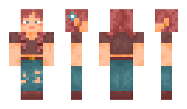 Minecraft skin foxgirl91
