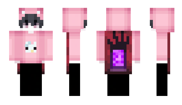 Minecraft skin gunscene