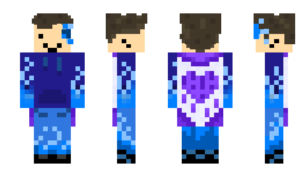 Minecraft skin ItzM3Azur