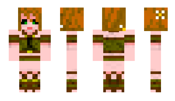 Minecraft skin Kuriko