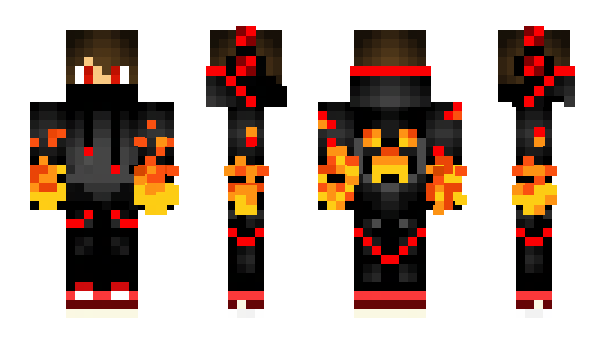Minecraft skin ReydelFuego