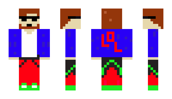 Minecraft skin MrGrishka