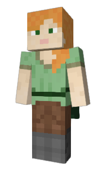 Minecraft skin GreenPiston