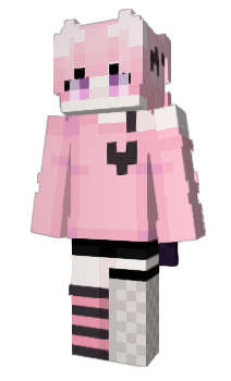 Minecraft скін по ніку NekoBlossomTTV