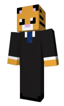 Minecraft skin FatBlackCat