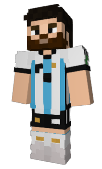 Minecraft скин по нику MESSI10X