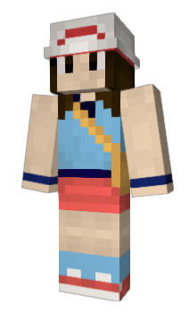 Minecraft skin BulbasaurGirl