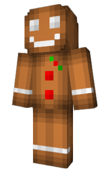 Minecraft скин по нику Gingerbread_ai