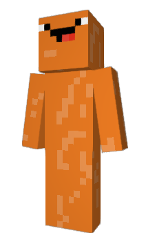 Minecraft skin OrangeColor