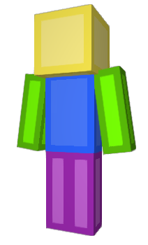 Roblox noob (Derp face) Minecraft Skin