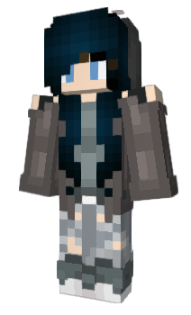 Minecraft skin BlueHal