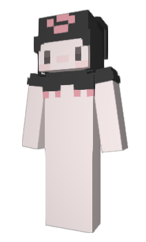 Minecraft skin kuromi__