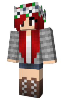 Minecraft скин по нику SkeletonRed