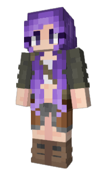 Minecraft skin PurpleLive