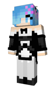 Minecraft skin MaidChan