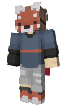 Minecraft skin redpandaisrael