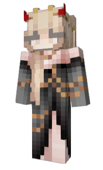 Minecraft skin milkakarmelowa