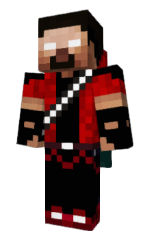 Red Herobrine Minecraft Skin