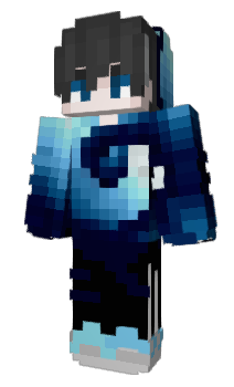 Minecraft скин по нику Blue_Rainbow