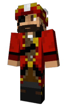 Minecraft скін по ніку CaptainPaf