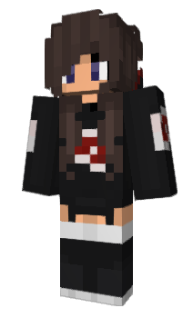 Minecraft skin BlackWx
