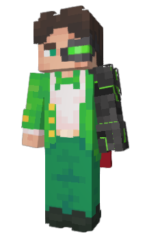 Minecraft skin GreenShatter987