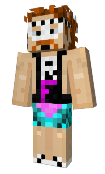 Minecraft skin Redfoo