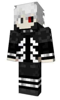 Minecraft skin Kaneki777