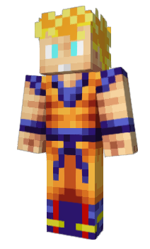 Minecraft skin GOKU9977