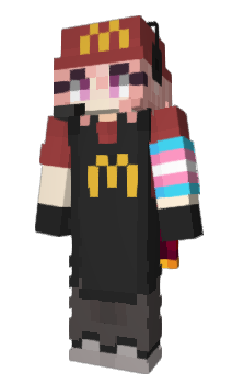 Minecraft skin Excitada