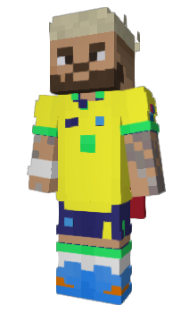 Minecraft skin Neymar