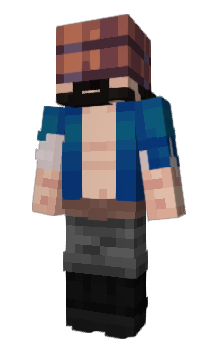 Minecraft skin mono_block